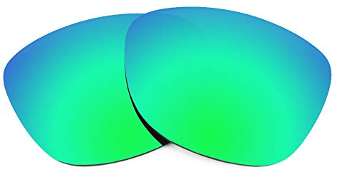 Revant Lentes de Repuesto Compatibles con Gafas de Sol Oakley Frogskins, No Polarizados, Verde Esmeralda MirrorShield