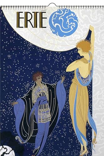2027 Wall Calendar [12 pages 8x12] Erte Art Deco Illustration Fine Artwork Vintage Poster M-651