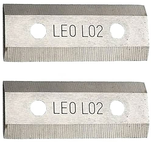 Spares2go Metal Blades compatible with Mac Allister Garden Shredders MIS2500 64mm (Pack of 2)