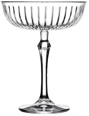 Pasabahce – Set 4 Coppe Joy Champagne in Vetro Trasparente 24,5 cl – Lavabili in Lavastoviglie, Design Elegante per Brindisi Speciali