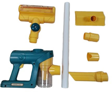 perfk Aspiradora para niños, Juguete de Limpieza, simulación Divertida, tareas domésticas, Polvo, Juego de simulación, Juego de Limpieza para niños, bebés y, Verde