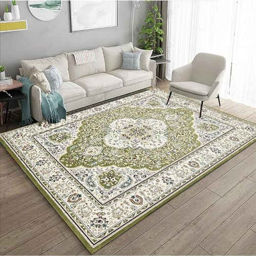 Alfombra suave al tacto con diseño Vintage de retales coloridos, alfombras antideslizantes for sala de estar, alfombra suave lavable antideslizante extragrande for decoración del hogar(Pattern 12,60*9