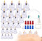 Mokaskaidj Kit de 24 Ventouses avec Pompe à vide, Cupping Ventouse, Therapeutiques Ventouse Massage Kiné Ventouses Traditionnelle Chinoises - Professionnelles Détendre Muscles Soulage Douleurs Fatigu