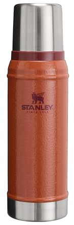 Stanley 1913 Classic Legendary Thermal Flask 0.75L - Keeps Hot Or Cold for 20 Hours - BPA-Free Insulated Bottle - Stainless Steel Coffee Flask - Leakproof - Dishwasher Safe - Hammertone Clay