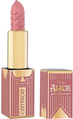 Catrice Disney Alice I Wonderland Semi-Matte Läppstift, Nr. C01, Högpigmenterad, Matt, Utan Parabener, Utan Mikroplastpartiklar, Fri Från Nanopartiklar, 1-Pack, 3.2G