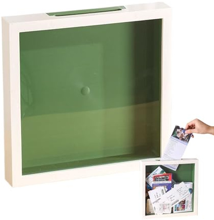 de sombra con ranura, marco de fotos, vitrina transparente para conciertos, vacaciones, playa, boda, , hogar, apartamento