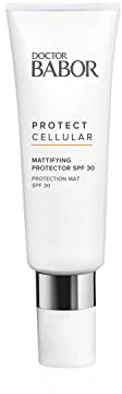 DOCTOR BABOR Mattierende Gesichtscreme mit LSF 30 für jede Haut, Schnell einziehende Sonnencreme, Mattifying Protector SPF 30, 1 x 50 ml