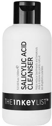 The INKEY List 2% Salicylic Acid Cleanser 150ml, Anti-Acne Face Wash, Exfoliating Skincare, Minimize Excess Oil, Suitable For All Skin Types