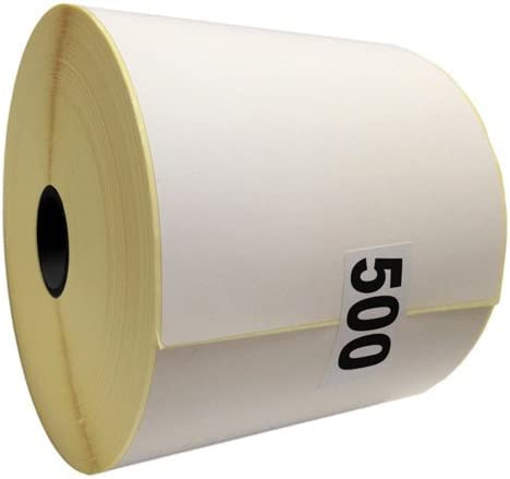 CVT - Rollo 500 Etiquetas de envío autoadhesivas (6 x 4 pulgadas) 100 mm x 150 mm genéricas para impresora Zebra GK420D GX420D GK420T