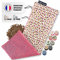 Chill&Rest - Bouillotte micro-onde fabriquée en France - Coussin chauffant cervicales - Bouillotte cervicale et épaule - Regles douloureuses - Cadeau anniversaire femme - Rose - La Terrazzo