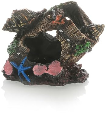 MaoNativey Decoración del Acuario Artesanía del Tanque De Peces Decoración del Acuario Resistente Desgaste Adorno del Acuario Cueva Escondite De Peces Cueva