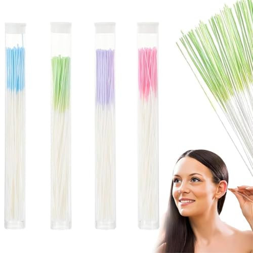 IKOPFLN 240 Pièces de Nettoyant pour Trous de Boucles d'Oreilles, fil d'Oreille Jetable Nettoyeur Trou Boucles d'Oreilles pour le Suivi du Perçage des Trous d'Oreille