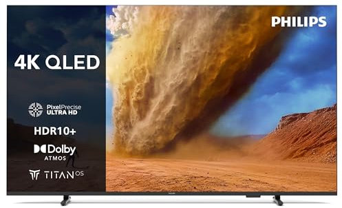Philips 50PUS7800 4K LED Smart TV - 50 Zoll Display mit Pixel Precise Ultra HD, Titan OS Plattform und Dolby Atmos Sound - Funktioniert mit Alexa und Google Sprachassistent