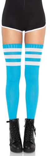 Leg Avenue One Size Green/White Beer Time Athletic Socks