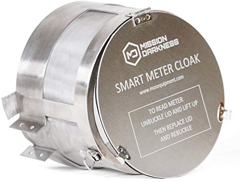 Mission Darkness Smart Meter Cloak // Innovative Flip Lid and Dual Layer Mesh Blocks Harmful RF EMF Radiation Emissions from Electricity Smart Meters Advanced Shielding Developed in USA by Experts
