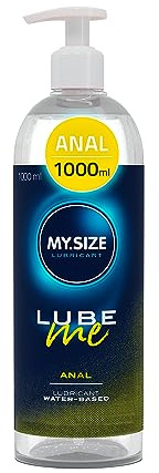 MY.SIZE Lube Me Premium Gleitgel Anal 1000 ml | Gleitmittel extra viskos | Lubricant Gel Für Toys & Latexkondome geeignet