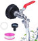 ZIOYA IBC Auslaufhahn 3/4 Zoll 1000 Liter Wassertank Zubehör IBC Tank Zubehör IBC Tote Tank Ablassadapter für Regenwassertanks Absperrhahn Wasserhahn Container Zubehör