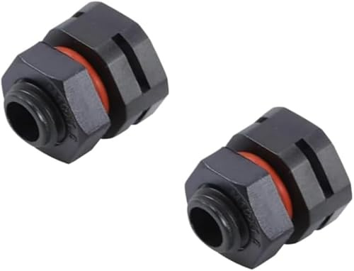 Confezione da 2 sfiati industriali IP68 - Valvola di equalizzazione della pressione M12 x 1,5, controllo dell'umidità a doppia porta per armadi elettrici