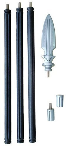 PLAYWELL Wushu 3 Pièces PP Matériel Long Spear Bâton