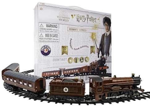 Harry Potter Poudlard Express Mini Miniature Train Miniature Idéal pour Noël et Les fêtes à partir de 4 Ans Rouge