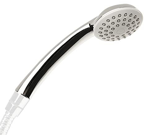 TATAY Alcachofa Ducha Pacific, 6,5 cm de Diámetro, de ABS, 1 posición, Sistema de Ahorro de Agua y Antical, Fácil Limpieza, Cromado