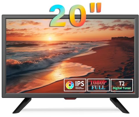KCR 20inch TV, IPS LED Screen, Digital DVB-T2 TV Tuner