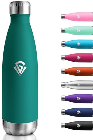 Borraccia Acciaio Inox 750ml, A Prova di Perdite, Senza BPA, Bottiglia Termica Doppia Parete, Antigoccia, Bottiglia Acqua Ideale per Adulti, Scuola, Ufficio, Sport, Escursioni, Viaggi, Campeggio