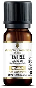 Amphora Aromatics Cosmos Organic Tea Tree Essential Oil (Australian) 10ml