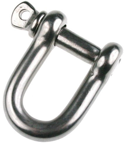 Manille en D en acier inoxydable d'environ 12 mm ArBO-INOX