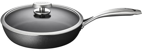 Scanpan PRO IQ Nonstick Covered Saute Pan, 26 cm, Black