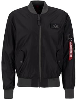 Alpha Industries MA-1 Chaqueta, Hombre, Negro (Black - 03), 5 XL