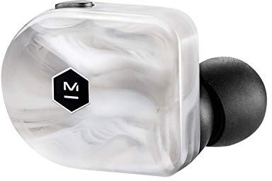 Master & Dynamic True Wireless Hörlurar (3,5 h batteritid per laddning, laddningsfodral i ädelmetall, IPX4) Vit marmor