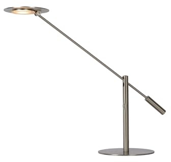 Lucide ANSELMO - Schreibtischlampe - Ø 25 cm - LED Dim. - 1x9W 3000K - Chrom Matt
