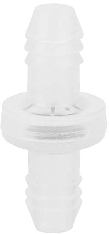 Oumefar Inline Check Valve 3/8 10MM One Way Water Non Return Valves Diaphragm One Way Valve for Fuel Gas Liquid Air(PP/VITON)