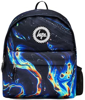 hype Rainbow Marble Backpack (One Size) (Black)