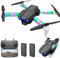 OBEST Drohne mit Kamera 1080P mit LED Lichter für Kinder und Erwachsene, Faltbar Quadcopter mit WiFi Übertragung, One Key Start/Landen, 3D Flips, 2 Akkus, Drone Spielzeug Geschenke für Jungen Mädch