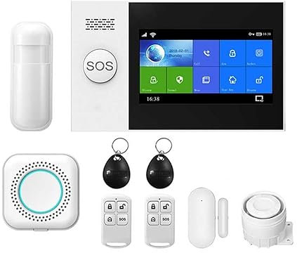Sistema di sicurezza domestica, Smart Alarm Allarme Di Sicurezza Da 4.3 Pollici Di Allarme GSM For Supporto Domestico APP Chiamata/SMS Telecomando(J Kit)