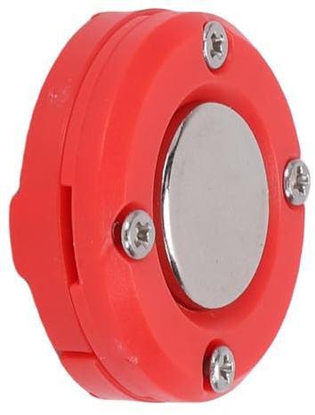 Zunate Kit Magnétique de Microphone CB Portable pour KMC30, Kit de Montage de Support de Microphone Radio Rond adapté pour KMC32 KMC35 KMC36 Clip de Suspension de Micro CB avec Dos (Rouge)