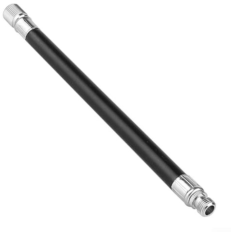 Solaughguy Extended Valve Adapter for Electric Scooters, Air Valve Extension Tube for Xiaomi/Pro/Pro2/1S, 16 cm Metal and Rubber Tire Inflation Tube,