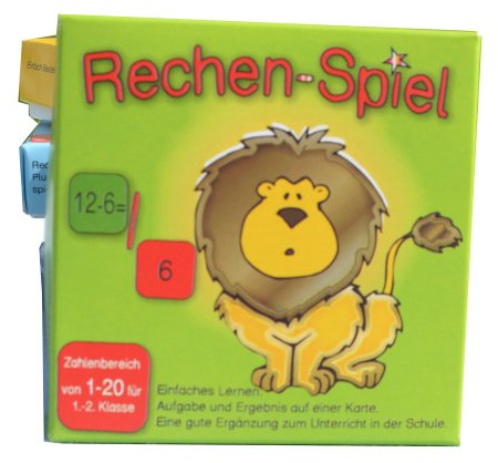 schott Verlag & Werbung Rechen-Spiel Zahlenbereich 1-20 Lernkarten, leicht Lernen mit Karteikarten