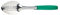 MasterClass Colour-Coded Catering-Quality Stainless Steel Slotted Spoon, 34 cm (13.5) - Green (Vegetarian)