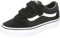 Vans - Ward V Velcro Suede, Zapatillas Unisex bebé, Negro ((Suede/Canvas) Black/White Iju), 20 EU