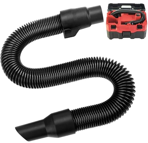 MWEDP 14-37-0105 - Conjunto de manguera de aspiradora húmeda/seca de 18 V compatible con Milwaukee Wet/Dry Vacuum Hose Assembly, compatible con Milwaukee 0880-20P M18 Wet/Dry Vacuum - Almacenamiento