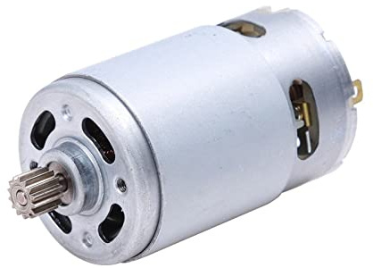 ELLANA Electric Replace 1pcs 21V 14 Teeth 8.2M Gear 550 DC Motor Chain Saw Motor Rechargeable Saw Reciprocating Saw Motor Hand Saw Motor Power Tool Gearbox Ride