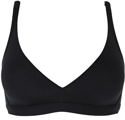 Cotonella, Reggiseno a Triangolo in Morbido Cotone Elasticizzato - con Coppa Doppiata, Preformata, Senza Ferretto e Senza Imbottiture - Art. ADB61