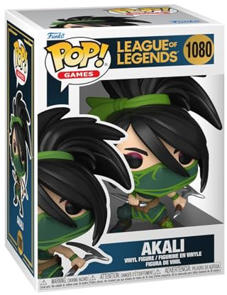 Funko Pop! Games: LOL - Akali - League of Legends - Figura de Vinilo Coleccionable - Idea de Regalo - Mercancia Oficial - Juguetes para Niños y Adultos - Video Games Fans