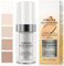 Color Changing Foundation 30 ml, fondotinta per pelle invecchiata, fondotinta per pelle colorata, fondotinta a lunga durata, impermeabile, idratante per tutti i tipi di pelle