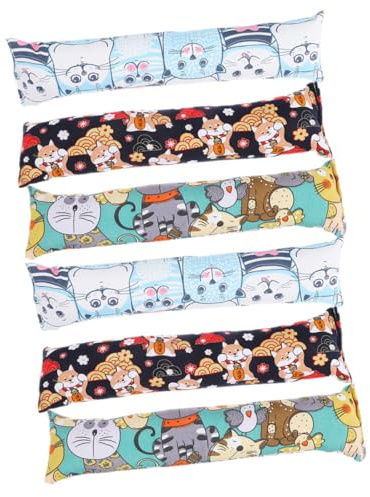 MOTHNUR 6 Pièces Jouets Herbes à Chats pour Chatons Jouets Amusants à Herbe à Chat Coussins à Mâcher