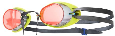 TYR Rockets 2.0 Miroir Lunettes de Natation Rouge/Jaune Fluo/Noir