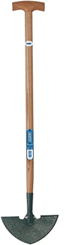 Draper 14307 Gazon 25,4 x 10,2 cm en Acier Carbone avec Manche en frêne, Silver